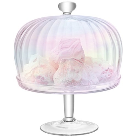 LSA International Pearl Ständer & Haube Ø27cm/Ø26cm H31cm Perlmutter