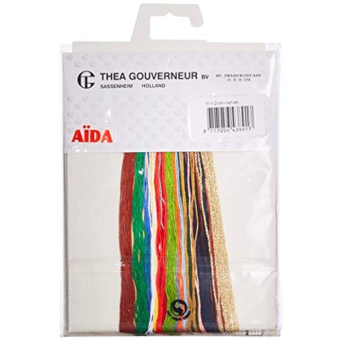 Thea GOUVERNEUR SINCE 1959 891A Kreuzstich-Set, Mehrfarbig, 25x31cm