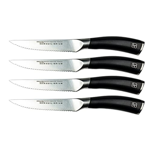 Rockingham Forge Equilibrium Edelstahl 11,5cm Steakmesser Set x4