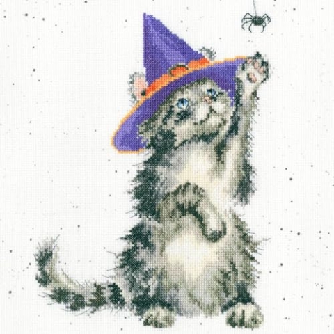 Bothy Threads Kreuzstich Set mit Zählmuster Die Hexenkatze