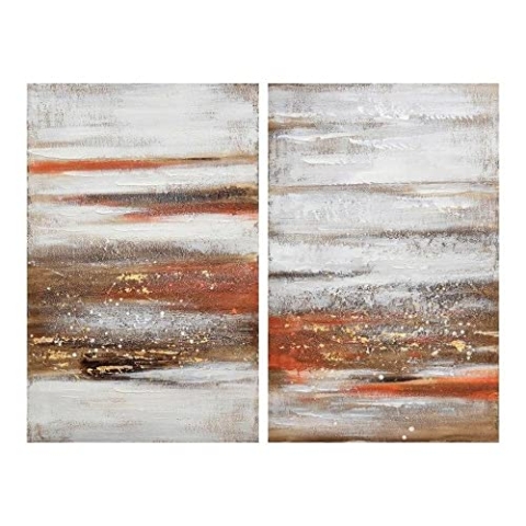 DKD Home Decor Abstrakt (60 x 3 x 90 cm) (2 Stück) (Referenz: S3018261)