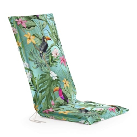 BELUM | Gartenstuhlkissen - Produktmaße: Sitz ohne Lenkrad: Dicke: 4 cm/Breite: 41 cm/Länge: 37 m Rückenlehne ohne Lenkrad: Dicke: 4 cm/Breite: 53 cm/Länge: 64 cm | Modell: 0120-41 cm 36 DE
