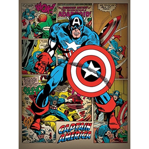 Pyramid International Leinwanddruck, Poly Canvas + MDF Frame, Mehrfarbig, 60 x 80 cm