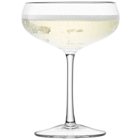 LSA International Wine Sektschale 220ml Klar x 4