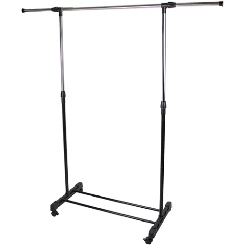 MONDEX eve71–00 Haken Rack auf Rädern Metall verchromt 90 x 44 x 4 cm