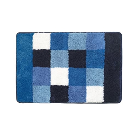 Sealskin Badteppich Rosalyn, Fabre: Blau, 60 x 90 cm