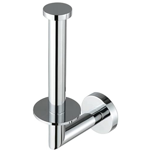 Geesa Nemox Reserverollenhalter, Toilettenpapierhalter aus Edelstahl, Farbe: Chrom, 50 x 179 x 98 mm