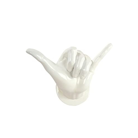 Casablanca Wand Deko - Wandobjekt weiß - Hang loose - Surfer - Breite 29 cm