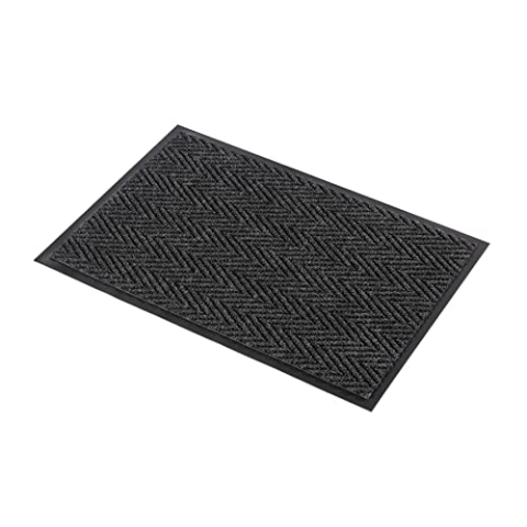 Notrax® Arrow Trax™ Eingangsmatte mit Fischgrätenmuster 130cm x 600cm Anthrazit