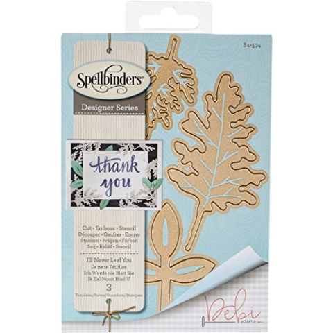 Spellbinders d-Lites LL nie Blatt Sie sterben, Metall, braun
