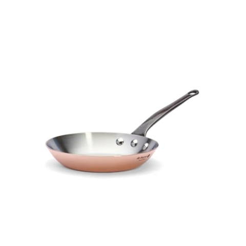 de Buyer - Bratpfanne aus Kupfer INOCUIVRE mit Stiel aus Gusseisen - 20 cm - 6465.20, Kupferbraun