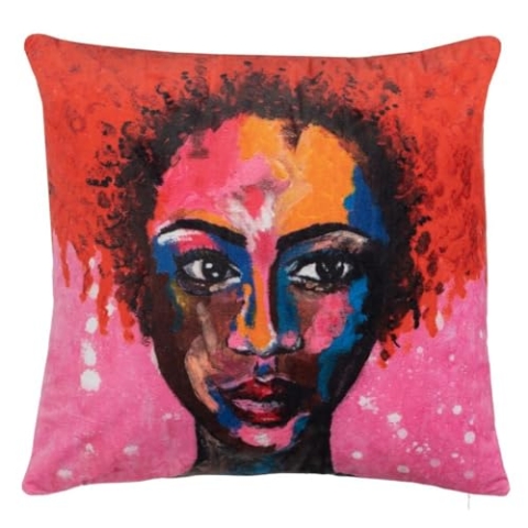 BigBuy Home Samtkissen 50 x 50 cm