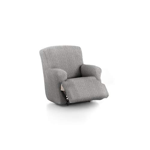 Eysa 3D super bielastische Liege Relax sofabezug 1 Sessel Farbe 6, Hellgrau
