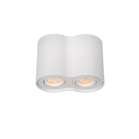 LUCIDE TUBE - Deckenstrahler - 2xGU10 - Weiß