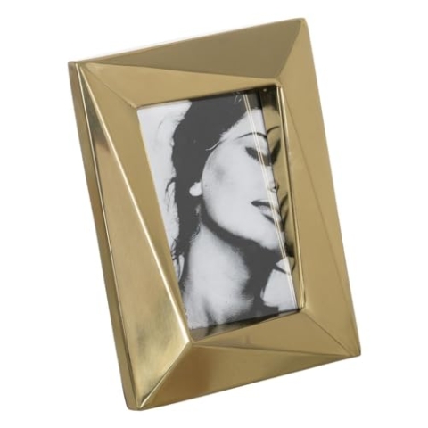 BigBuy Home Bilderrahmen Gold Edelstahl Glas 17,5 x 22,5 cm