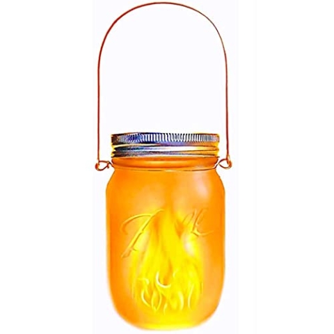 Dekorative Solar Laterne H14cm JAMY FLAME