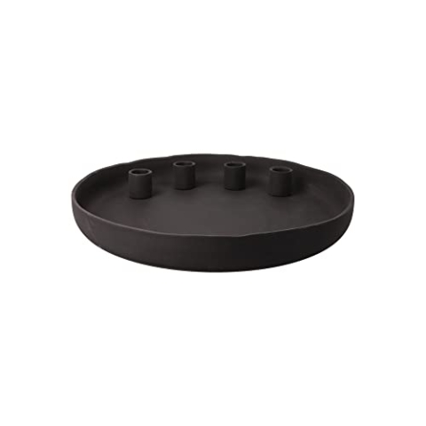 Kerzenhalter Slate Smoke grau 4 cm