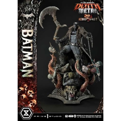 Prime 1 Studio Dark Knights: Metal Figur 1/3 Death Metal Batman Deluxe Bonus Ver. 105 cm