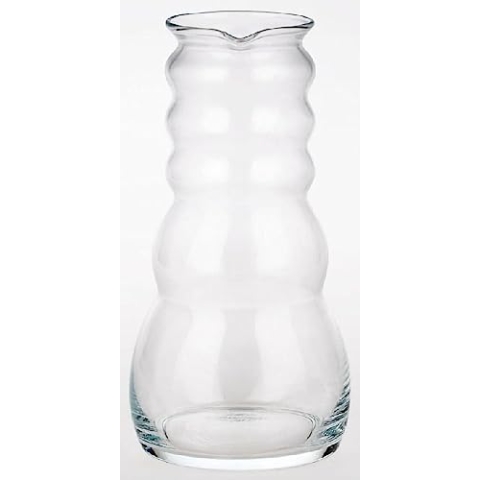 Cadus Wasserkaraffe mit Blume des Lebens weiß - 1L - Soufflé