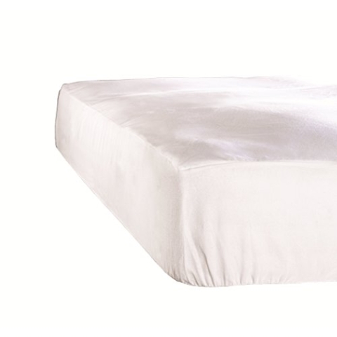 De Witte Lietaer Case Spannbettlaken, Jersey, Baumwolle, Weiß, 180 x 200 x 40 cm