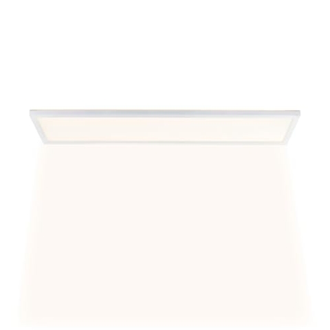 Brilliant LED Deckenaufbau-Paneel | 25 x 96 cm | Wand- & Deckenpanel mit Memory Funktion & Timer | dimmbar per Fernbedienung | CCT | 3000 lm | 3000-6500 K | aus Kunststoff in Weiß