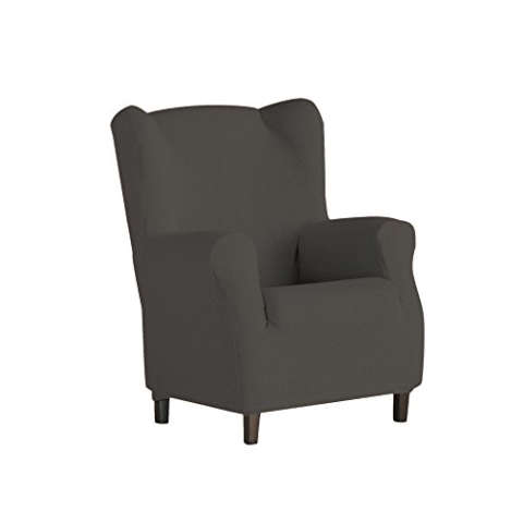 Eysa Dorian elastisch Sofa überwurf ohrensessel, Chenille, 6-grau, 37 x 9 x 29 cm