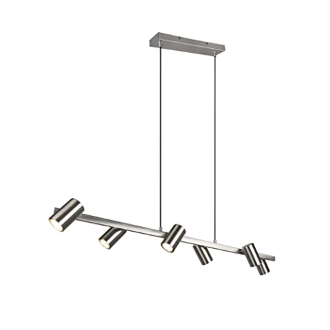 Trio Leuchten Pendelleuchte Marley 302400607, Metall Nickel matt, exkl. 6x GU10