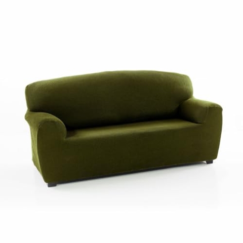 SOFAKOVER® Super elastischer Sofabezug für 2-Sitzer, atmungsaktiv, bequem und langlebig, Sofaüberwurf, einfach anzubringen, Maße 140-180 cm, Grün