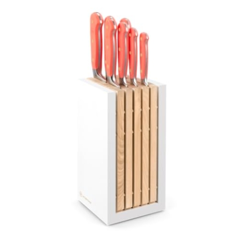 WÜSTHOF Classic Messerblock mit 7 Messern, Coral Peach (Orange)