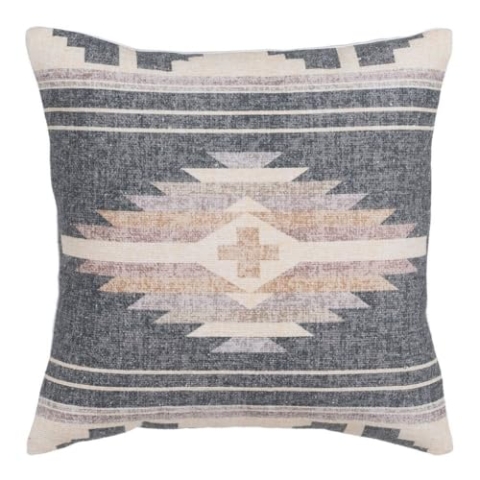 BigBuy Home Kissen Baumwolle Beige Grau 45 x 45 cm