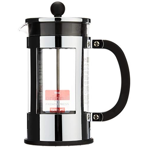 Bodum Kenya Kaffeebereiter 8 Tassen, Edelstahl, Silber, 10.3 x 17.5 x 22.5 cm