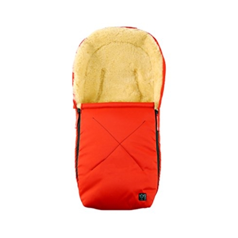Kaiser 6534133 - Kuschelsäckchen, Lammfell medizin, Farbe: rot