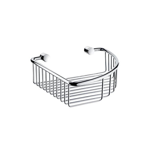 SMEDBO K274 Eckseifenkorb Villa, Messing, silber