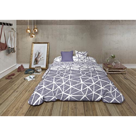 Pierre Cardin Bettbezug, Polycotton, Lila, 105