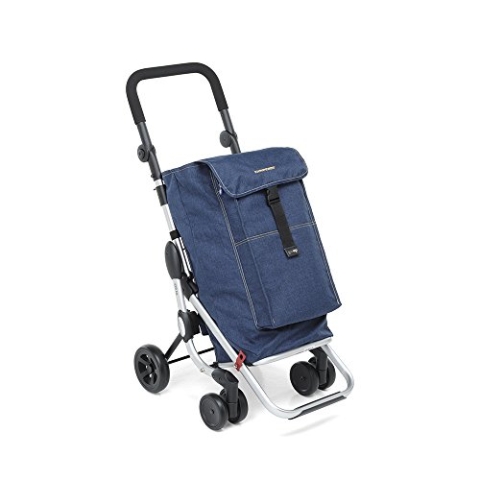 Foppapedretti „Go Up“-Einkaufsroller Blu (Blue Jeans)