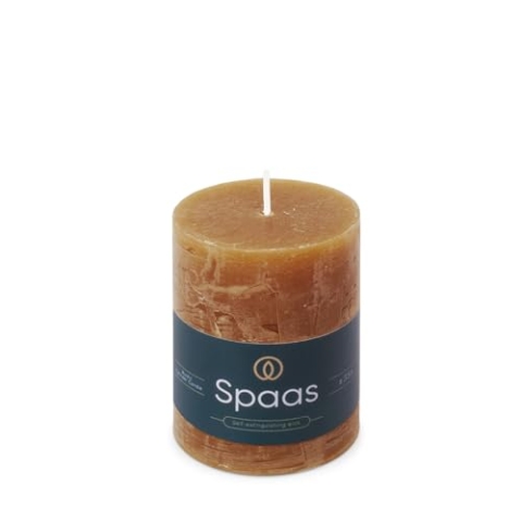 Spaas Rustikale Stumpenkerze 70/95 mm 35St. - cognac
