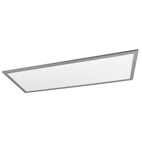 Reality Leuchten LED Deckenleuchte Alpha R62328087, Metall titanfarbig, inklusiv 34 Watt LED