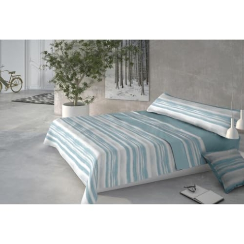 Pierre Cardin Bettwäsche Coralina Mediterraneo Blau, für 135 cm breite Betten