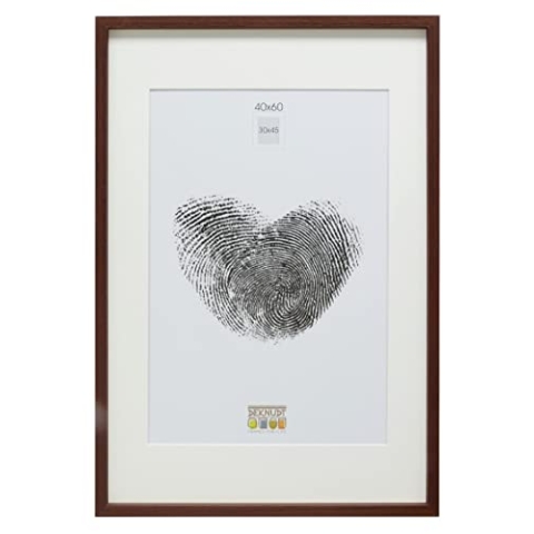Deknudt Frames S40AH4-P1-40.0X60.0 Bilderrahmen, Holz/MDF, 62,7 x 42,7 x 3,5 cm, Braun