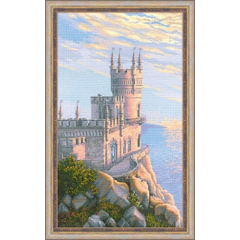 Riolis Kreuzstich-Set "Burg Schwalbennest", Zählmuster