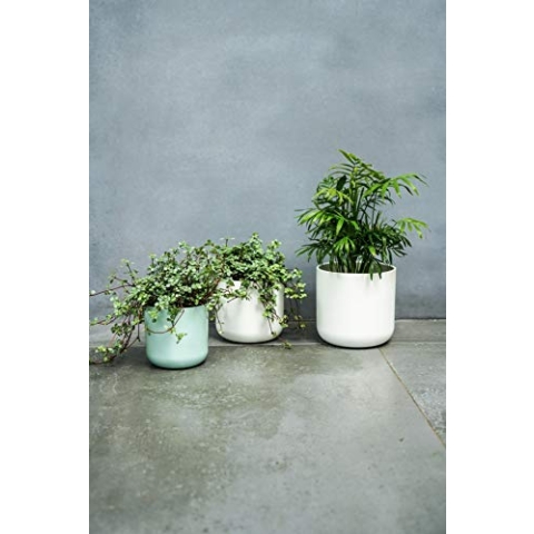 Ivyline Blumentopf, Keramik, weiß, 24 cm