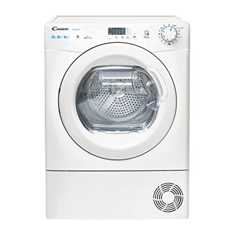 CANDY CSEH8A1LES Smart Wärmepumpentrockner, 8 kg, Klasse A+, Weiß