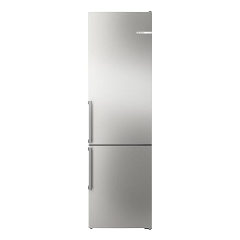 Bosch Kühl-Gefrier-Kobination 203 x 60 cm, Serie 6, KGN39AIAU, 260 L Kühlen & 103 L Gefrieren, Total No Frost, VitaFresh XXL - länger Frisch, Leise, Flex Interior, Gebürsteter Stahl, AntiFingerprint