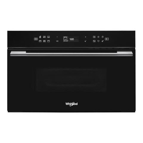 Whirlpool Mikrowelle W7 MD440 NB/Crisp-Funktion/Dampfgarfunktion / 6th Sense-Funktion/Mikrowelle 1000 Watt/Quarz-Grill 800 Watt / 7 Leistungsstufen/AutoClean/schwarz