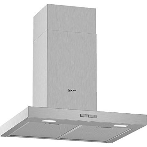 NEFF D64BBC0N0 Dunstabzugshaube N30, 60cm, Abluft oder Umluft, Energieeffizienz B, Edelstahl