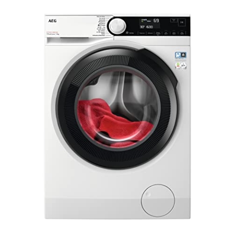 AEG Waschmaschine, ProSteam – Auffrischfunktion, 9,0 kg, Leise, Mengenautomatik, Nachlegefunktion, Kindersicherung, Wasserstopp, 1600 U/min, LR7A70690