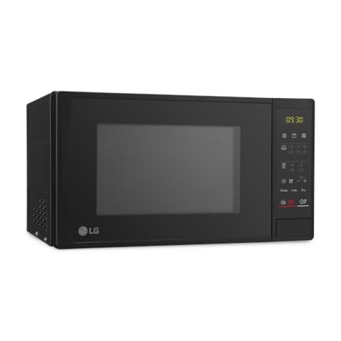 LG MH6042D Mikrowelle mit Grill und Digitalanzeige, 20 l, 700 W, 5 Leistungsstufen, I-Wave-Funktion, schnelleres Kochen, geschmacksneutral, einfache Reinigung, Schwarz