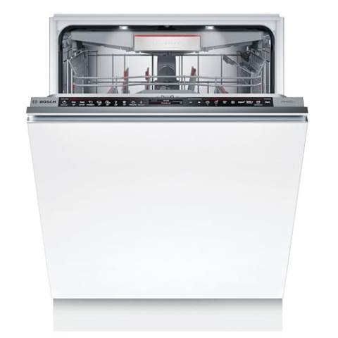 Bosch SBD8TCX04E, Serie 8, Smarter XXL-Geschirrspüler Vollintegriert 60 cm, Besteckschublade, Spülmaschine Made in Germany, Zeolith Trocknung, starke Reinigung, besonders Leise, Rackmatic, AquaStop