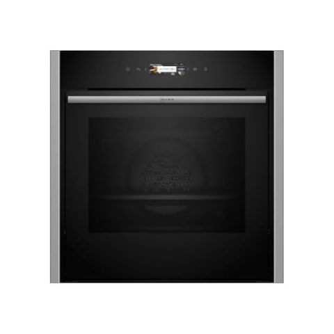 ecoclean Slide&Hide Backofen -NEFF N70 - B54CR31N0F - Schwarz - 14 Kochmodi - 59,5 x 59,6 x 54,8 cm