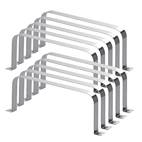 10er SET F-RSS Flachkanalhalterung/Halterung/Compair flow (System Ø 150)
